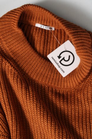 Γυναικείο πουλόβερ ETIC, Μέγεθος S, Χρώμα Καφέ, Τιμή 16,44 €