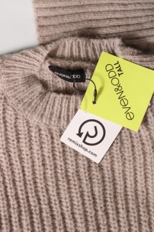Дамски пуловер Even&Odd, Размер L, Цвят Кафяв, Цена 15,64 лв.