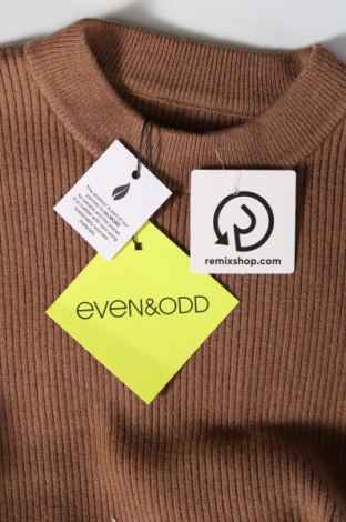 Γυναικείο πουλόβερ Even&Odd, Μέγεθος M, Χρώμα Καφέ, Τιμή 8,06 €