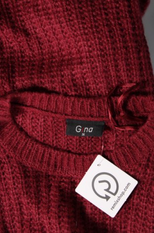 Дамски пуловер Gina, Размер S, Цвят Червен, Цена 8,70 лв.