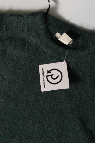 Damski sweter H&M, Rozmiar XS, Kolor Zielony, Cena 27,83 zł