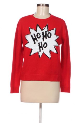Дамски пуловер H&M Divided, Размер S, Цвят Червен, Цена 29,01 лв.