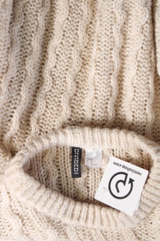 Γυναικείο πουλόβερ H&M Divided, Μέγεθος M, Χρώμα  Μπέζ, Τιμή 14,84 €