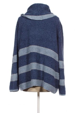 Γυναικείο πουλόβερ Helena Vera, Μέγεθος XXL, Χρώμα Μπλέ, Τιμή 16,14 €