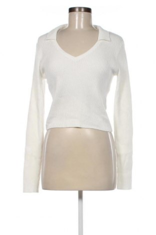 Дамски пуловер Hollister, Размер L, Цвят Бял, Цена 28,71 лв.
