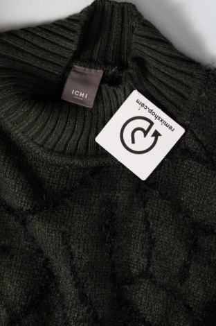 Γυναικείο πουλόβερ Ichi, Μέγεθος S, Χρώμα Πράσινο, Τιμή 4,60 €