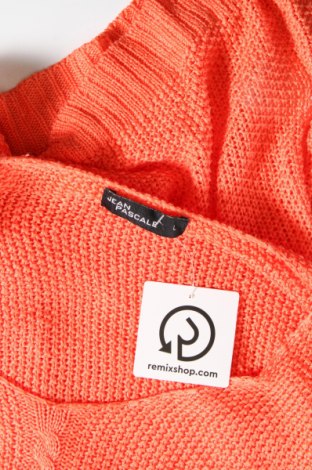 Γυναικείο πουλόβερ Jean Pascale, Μέγεθος L, Χρώμα Πορτοκαλί, Τιμή 4,49 €