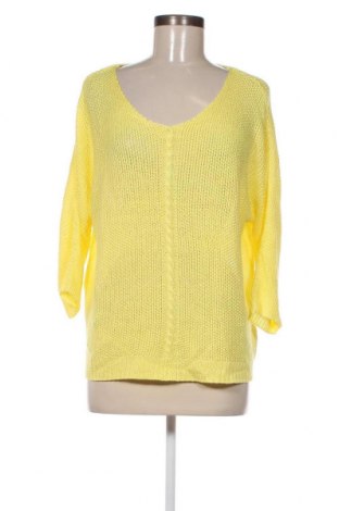 Γυναικείο πουλόβερ Jean Pascale, Μέγεθος L, Χρώμα Κίτρινο, Τιμή 4,49 €