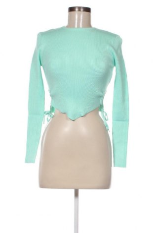 Дамски пуловер Jennyfer, Размер L, Цвят Зелен, Цена 17,48 лв.