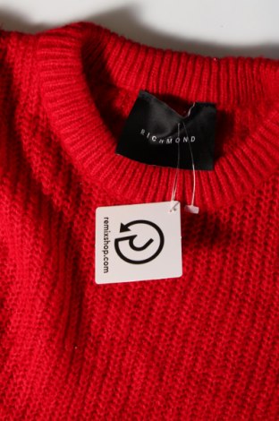 Дамски пуловер John Richmond, Размер S, Цвят Червен, Цена 67,86 лв.
