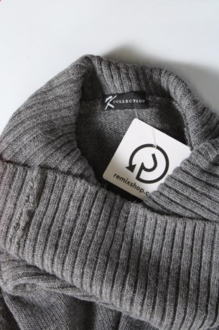 Дамски пуловер K Collection, Размер M, Цвят Сив, Цена 8,00 лв.