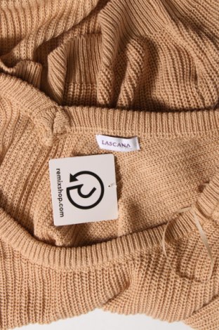 Γυναικείο πουλόβερ Lascana, Μέγεθος S, Χρώμα  Μπέζ, Τιμή 4,49 €