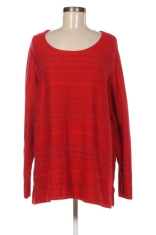 Γυναικείο πουλόβερ Laura Torelli, Μέγεθος XXL, Χρώμα Κόκκινο, Τιμή 17,04 €