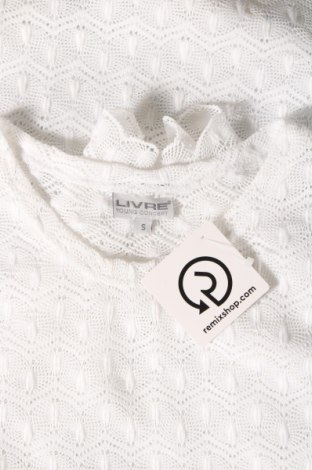Γυναικείο πουλόβερ Livre, Μέγεθος S, Χρώμα Λευκό, Τιμή 3,95 €