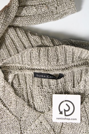 Дамски пуловер Luisa Cerano, Размер M, Цвят Сребрист, Цена 44,00 лв.