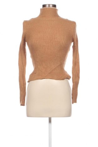 Дамски пуловер Made In Italy, Размер S, Цвят Бежов, Цена 7,54 лв.