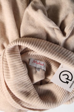 Дамски пуловер Malva, Размер L, Цвят Бежов, Цена 11,89 лв.