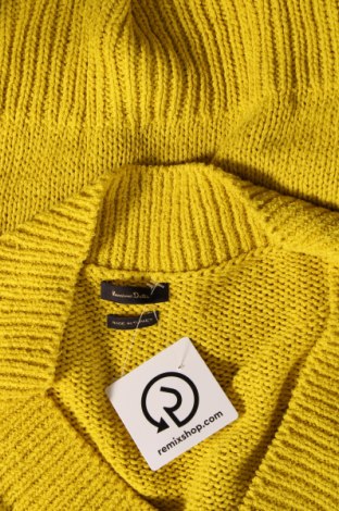 Дамски пуловер Massimo Dutti, Размер M, Цвят Жълт, Цена 50,31 лв.