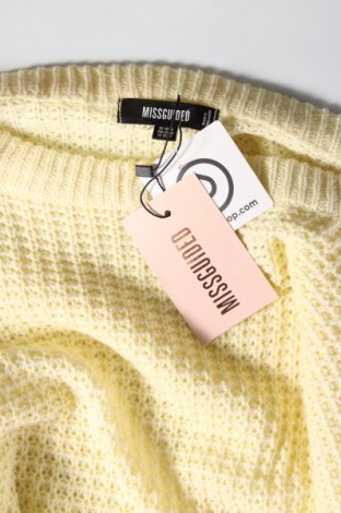 Дамски пуловер Missguided, Размер XL, Цвят Жълт, Цена 9,20 лв.