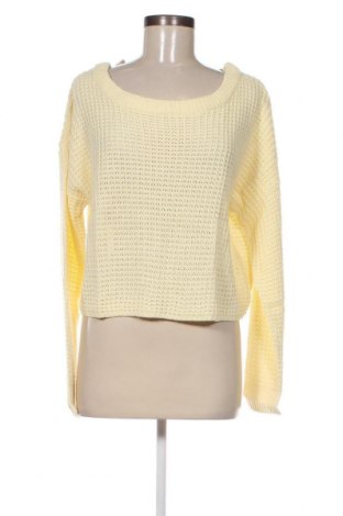 Γυναικείο πουλόβερ Missguided, Μέγεθος XL, Χρώμα Κίτρινο, Τιμή 7,11 €