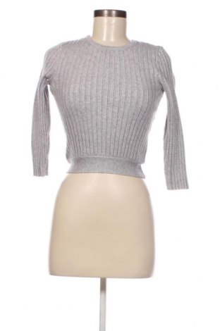 Дамски пуловер NA-KD, Размер XXS, Цвят Сив, Цена 21,75 лв.