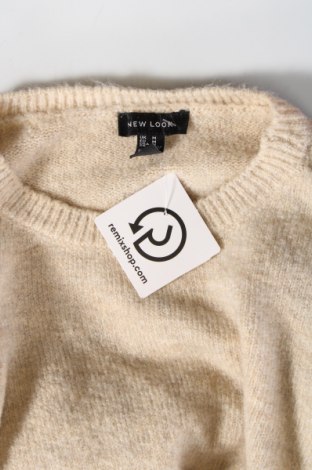 Γυναικείο πουλόβερ New Look, Μέγεθος M, Χρώμα  Μπέζ, Τιμή 4,49 €