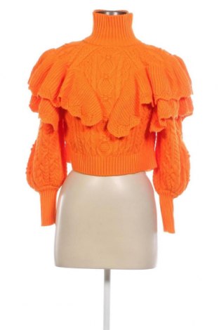 Дамски пуловер Nisan, Размер S, Цвят Оранжев, Цена 14,40 лв.