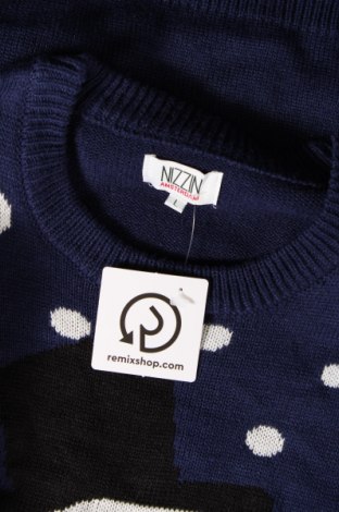 Γυναικείο πουλόβερ Nizzin, Μέγεθος L, Χρώμα Μπλέ, Τιμή 4,95 €