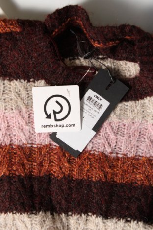 Γυναικείο πουλόβερ ONLY, Μέγεθος L, Χρώμα Πολύχρωμο, Τιμή 6,12 €