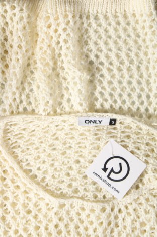 Дамски пуловер ONLY, Размер S, Цвят Екрю, Цена 5,80 лв.