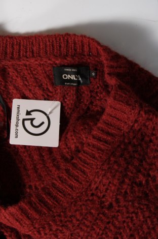 Γυναικείο πουλόβερ ONLY, Μέγεθος S, Χρώμα Κόκκινο, Τιμή 4,45 €