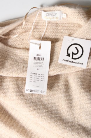 Γυναικείο πουλόβερ ONLY, Μέγεθος M, Χρώμα  Μπέζ, Τιμή 9,74 €