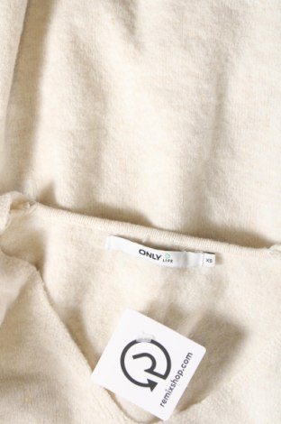 Γυναικείο πουλόβερ ONLY, Μέγεθος XS, Χρώμα Εκρού, Τιμή 8,91 €