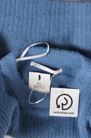 Дамски пуловер ONLY, Размер S, Цвят Син, Цена 19,98 лв.