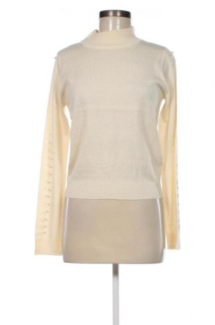Γυναικείο πουλόβερ Pieces, Μέγεθος M, Χρώμα Εκρού, Τιμή 10,02 €
