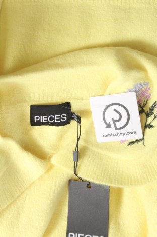 Damski sweter Pieces, Rozmiar M, Kolor Żółty, Cena 47,50 zł