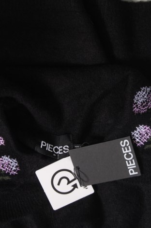 Дамски пуловер Pieces, Размер XL, Цвят Черен, Цена 17,82 лв.