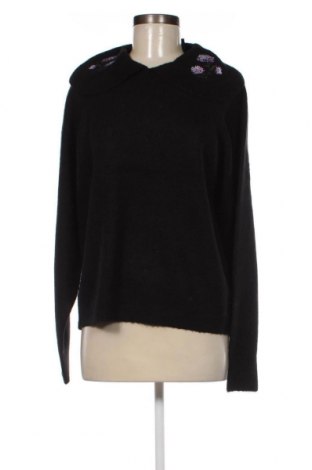 Γυναικείο πουλόβερ Pieces, Μέγεθος XL, Χρώμα Μαύρο, Τιμή 9,74 €