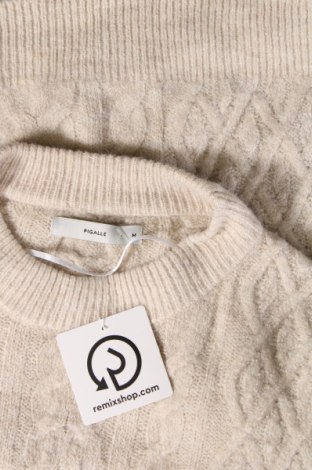 Дамски пуловер Pigalle, Размер M, Цвят Бежов, Цена 7,25 лв.