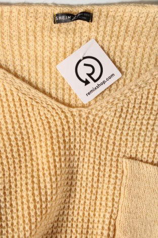 Дамски пуловер SHEIN, Размер M, Цвят Бежов, Цена 7,25 лв.
