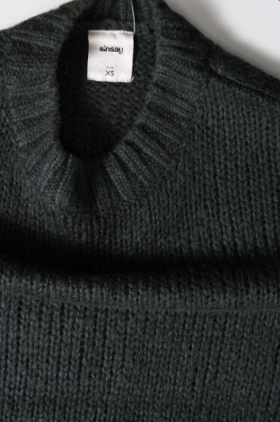 Γυναικείο πουλόβερ Sinsay, Μέγεθος XS, Χρώμα Πράσινο, Τιμή 8,16 €