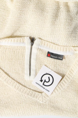Дамски пуловер Street One, Размер M, Цвят Екрю, Цена 7,25 лв.