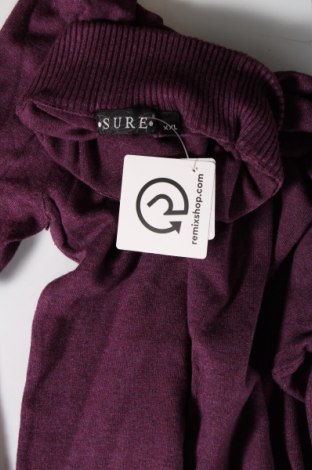 Γυναικείο πουλόβερ Sure, Μέγεθος XL, Χρώμα Βιολετί, Τιμή 5,38 €