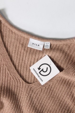 Дамски пуловер VILA, Размер M, Цвят Бежов, Цена 30,78 лв.