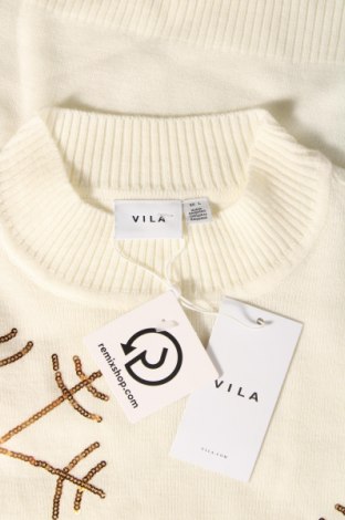 Дамски пуловер VILA, Размер L, Цвят Екрю, Цена 24,30 лв.