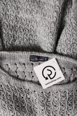 Дамски пуловер Via Cortesa, Размер M, Цвят Сив, Цена 11,89 лв.
