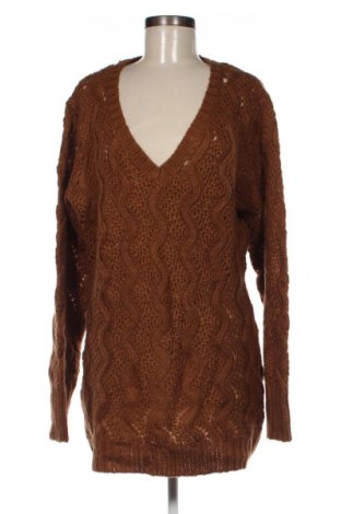 Дамски пуловер Yessica, Размер XL, Цвят Кафяв, Цена 11,31 лв.