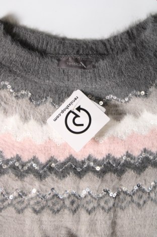 Дамски пуловер Yessica, Размер M, Цвят Сив, Цена 15,62 лв.