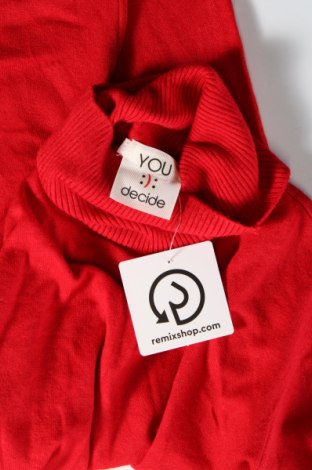 Γυναικείο πουλόβερ You Decide, Μέγεθος M, Χρώμα Κόκκινο, Τιμή 4,95 €