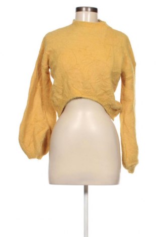 Дамски пуловер Zaful, Размер L, Цвят Жълт, Цена 8,99 лв.